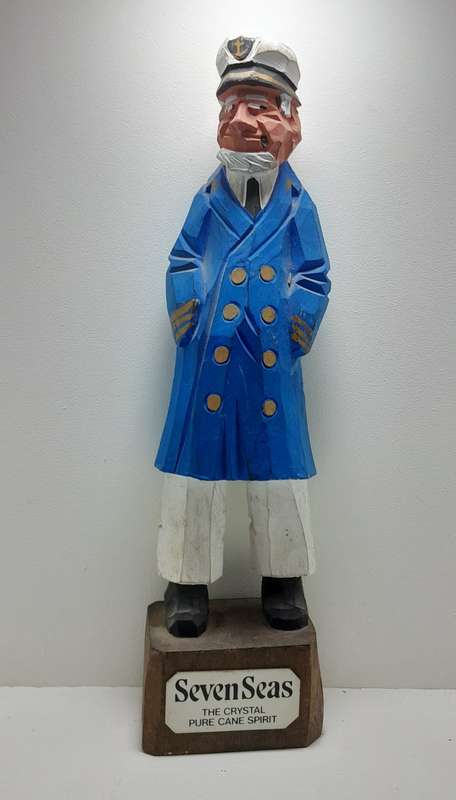 Wooden Sea Captain Figurine 4