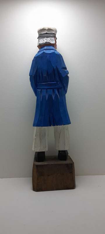 Wooden Sea Captain Figurine 4