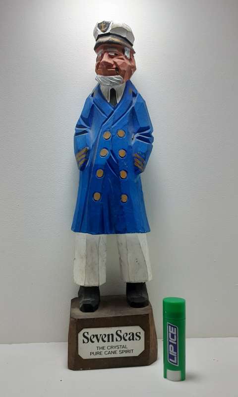 Wooden Sea Captain Figurine 4