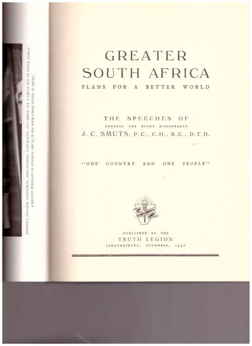SPEECHES OF GENERAL J.C. SMUTS