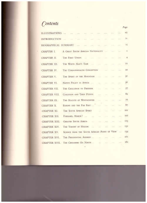SPEECHES OF GENERAL J.C. SMUTS