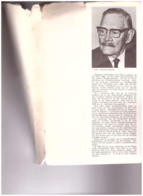 DIE MAUSER KNAL deur JF VAN WYK