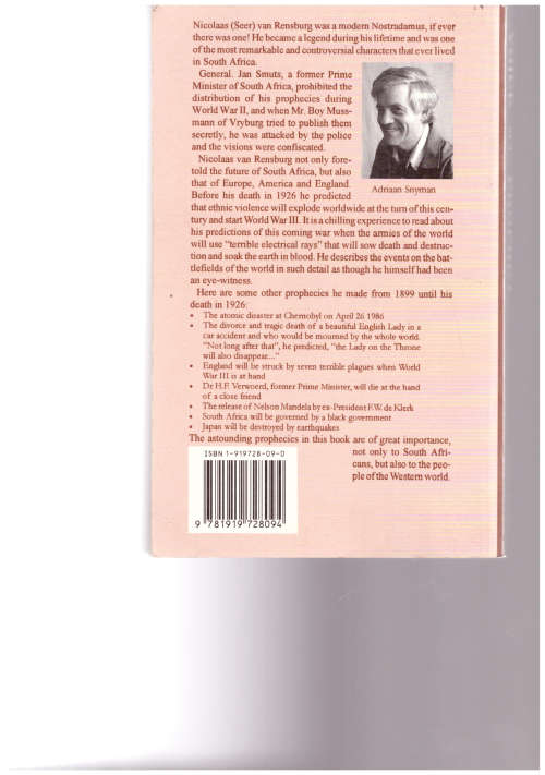 VOICE OF A PROPHET by ADRIAAN SNYMAN