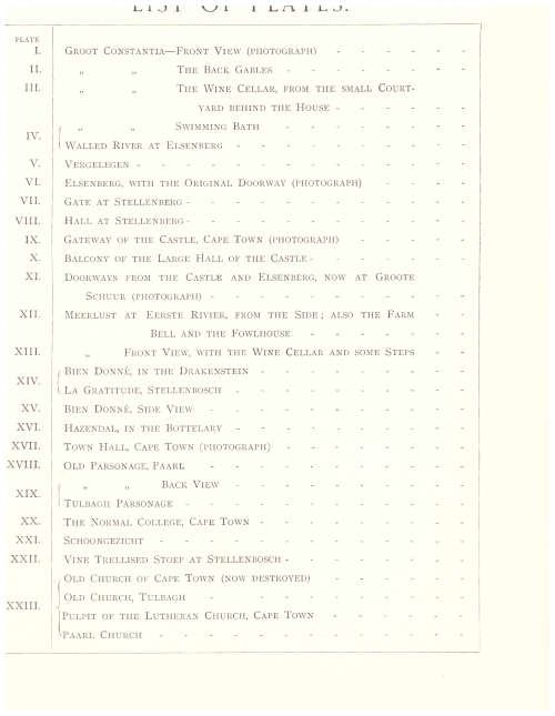 OLD COLONIAL HOUSES OF THE CAPE OF GOOD HOPE, LIMITED TO 1 500 COPIES