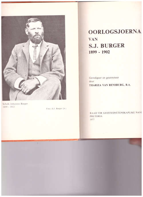 OORLOGSJOERNAAL VAN S.J. BURGER 1899-1902