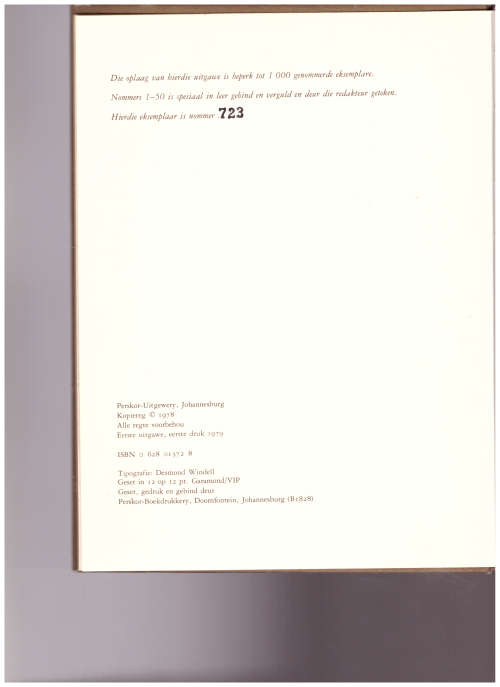 RONDOM DIE ANGLO-BOEREOORLOG 1899-1902 BEPERK TOT 1 000 KOPIEE