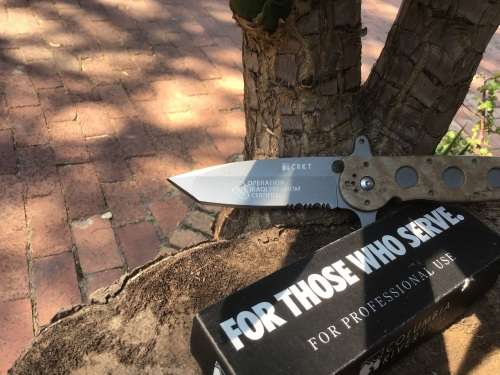 CRKT OPERATION IRAQI FREEDOM FOLDING KNIFE SPECIAL EDITION FOR THOSE WHO SERVED