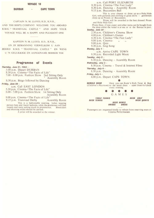 UNION-CASTLE LINE: A FLEET HISTORY by PETER NEWALL
