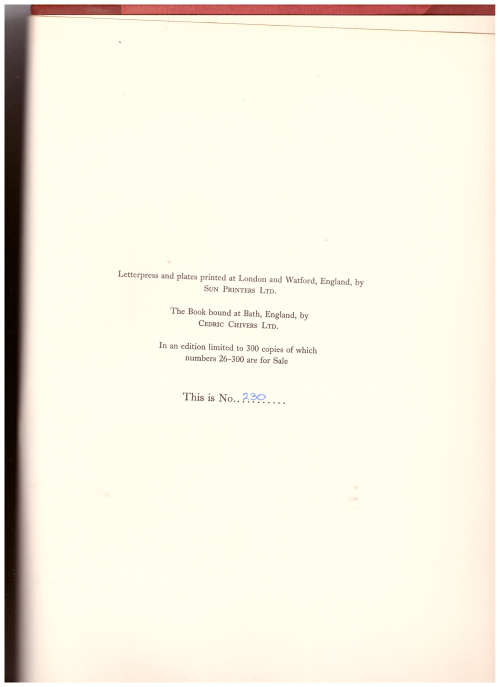 SOUTH AFRICAN DRAWINGS OF WILLIAM J. BURCHELL VOL. II, LIMITED TO 300 COPIES, 1/3 LEATHER HARD COVER