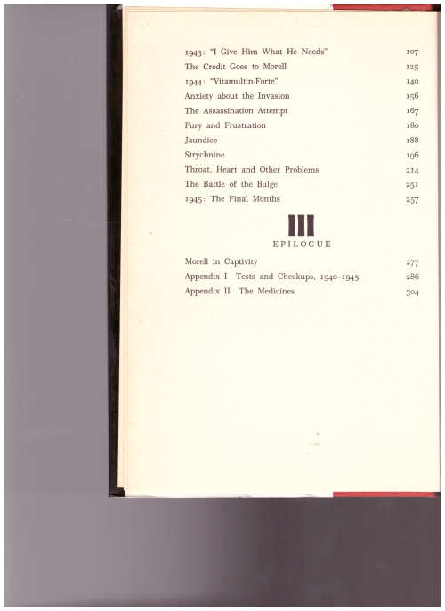 ADOLF HITLER: THE MEDICAL DIARIES, THE PRIVATE DIARIES OF DR. THEO MORELL