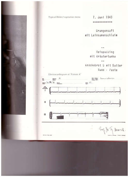ADOLF HITLER: THE MEDICAL DIARIES, THE PRIVATE DIARIES OF DR. THEO MORELL