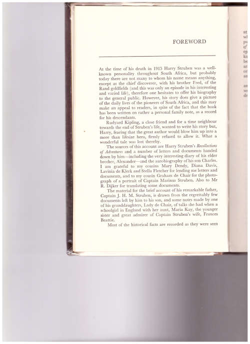 TAKEN AT THE FLOOD: THE STORY OF HARRY STRUBEN by ROY STRUBEN