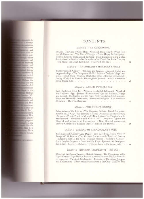 A HISTORY OF MEDICINE IN SOUTH AFRICA