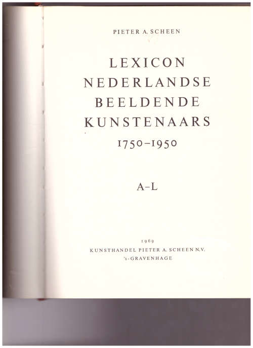 LEXICON NEDERLANDSE BEELDENDE KUNSTENAARS 1750-1950, VOLLEDIG IN TWEE VOLUMES