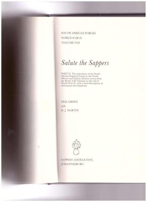 SALUTE THE SAPPERS