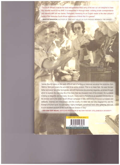COME BACK TO PORTOFINO, THROUGH ITALY WITH THE 6TH SOUTH AFRICAN ARMOURED DIVISION *SIGNED*