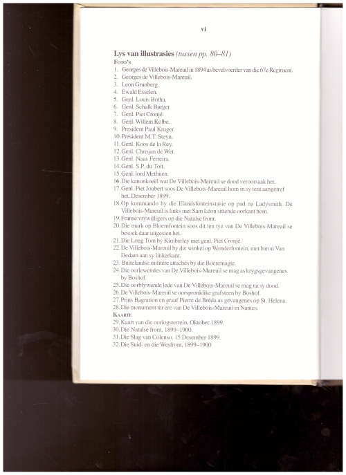 OORLOGSDAGBOEK VAN VEGGENERAAL DE VILLEBOIS-MAREUIL