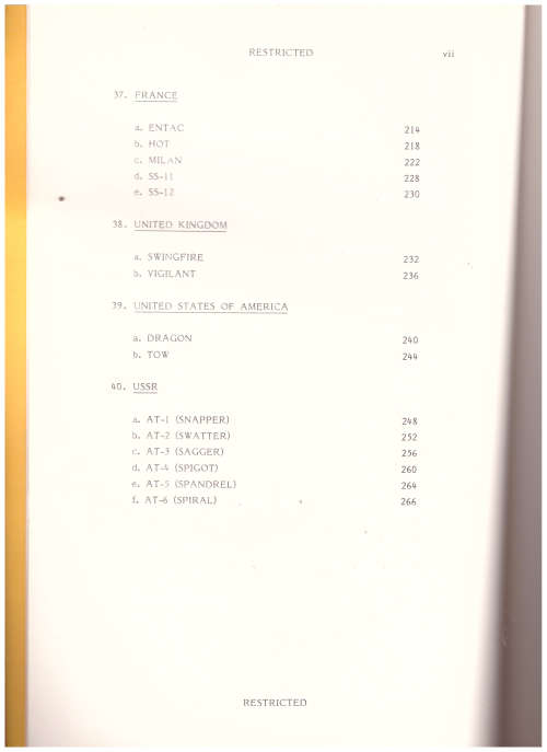 WEAPONS AND EQUIPMENT IN MILITARY SERVICE: AFRICA, VOLUME 1: INFANTRY, VOLUME 2: GRENADES, ROCKET LA