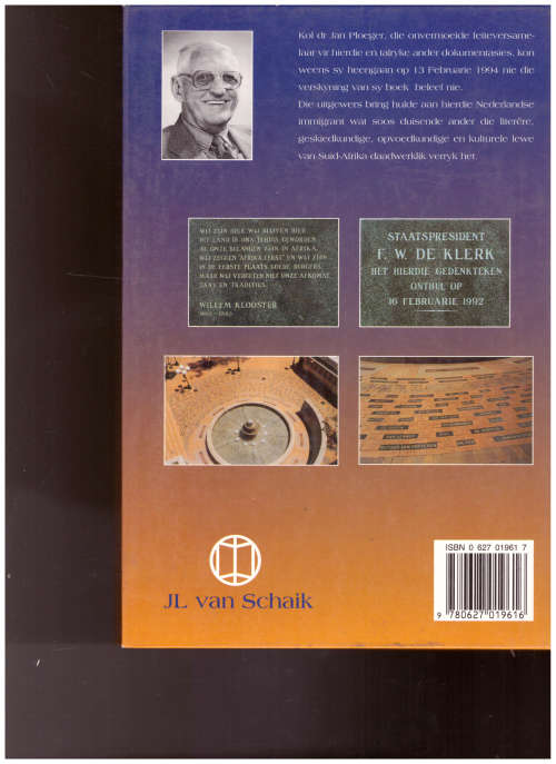 NEDERLANDERS IN DIE TRANSVAAL 1850-1950