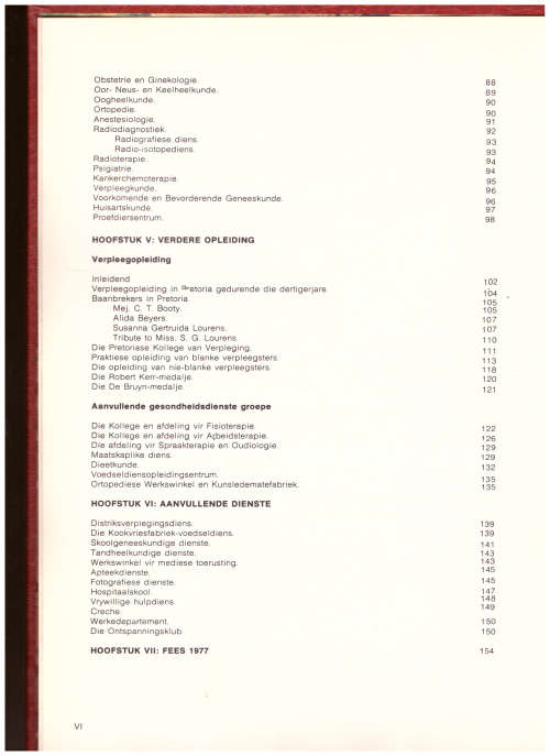 GEDENKBOEK H.F. VERWOERD-HOSPITAAL PRETORIA, BEPERKTE OPLAAG