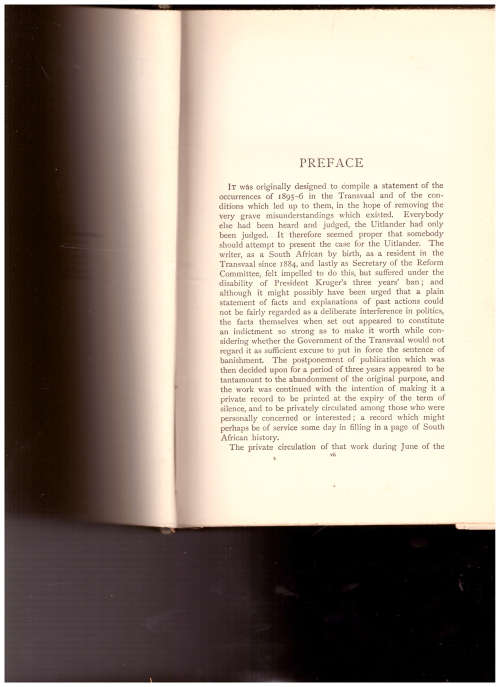 THE TRANSVAAL FROM WITHIN by J.P. FITZPATRICK 1899