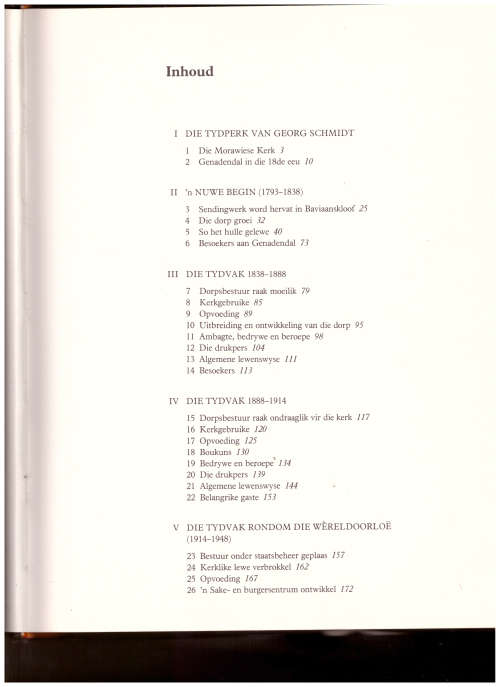 DIE GESKIEDENIS VAN GENADENDAL *GETEKEN*