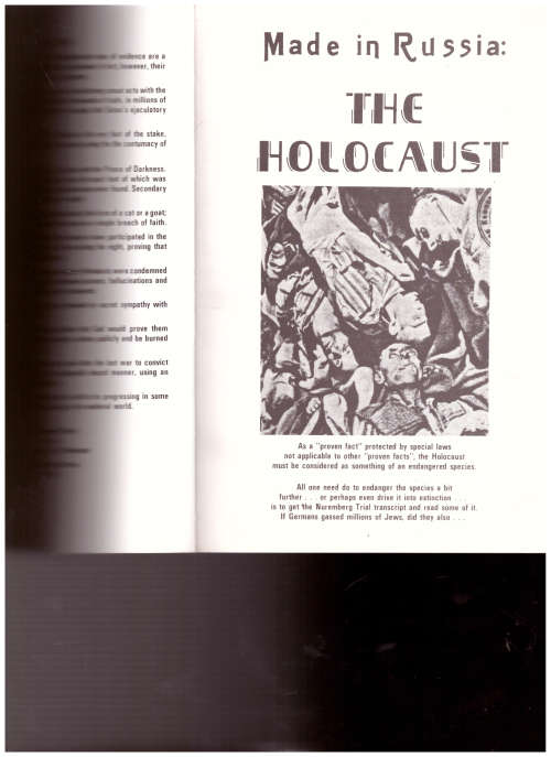 THE HOLOCAUST, MADE IN RUSSIA
