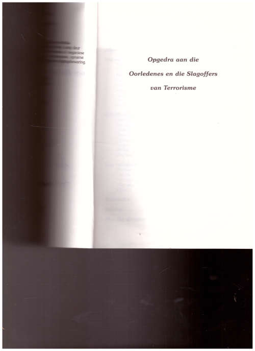 REGUIT: ONTHULLINGS EN GESPREKKE OOR SUID-AFRIKA SE GESKIEDENIS 1989-1997 deur DR. CLAUS NORDBRUCH