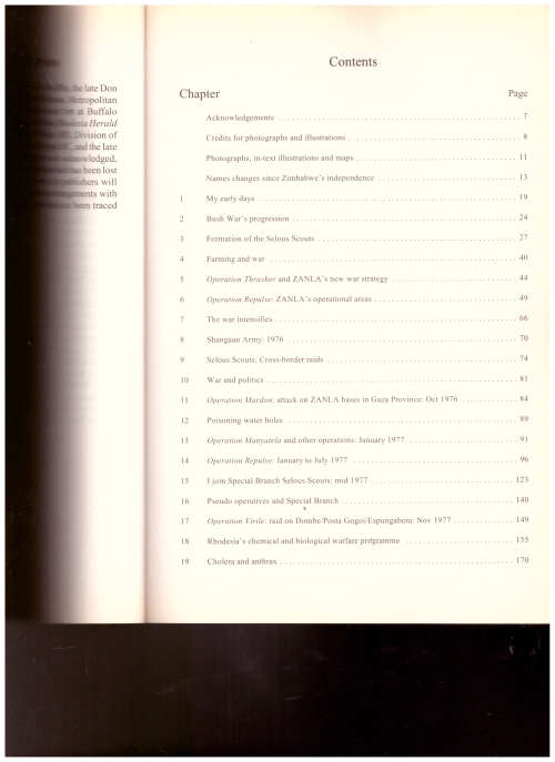 ASSIGNMENT SELOUS SCOUTS: INSIDE STORY OF A RHODESIAN SPECIAL BRANCH OFFICER