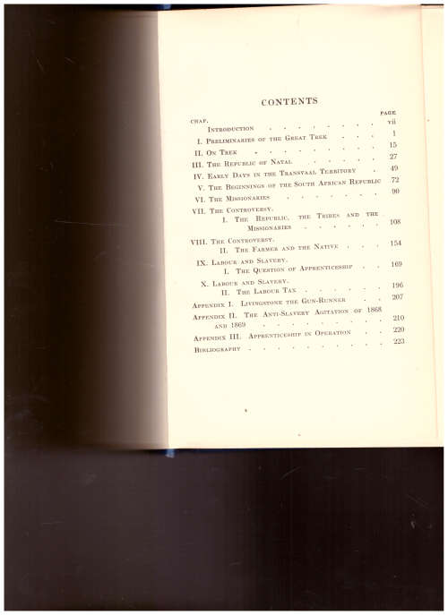 THE NATIVE POLICY OF THE VOORTREKKERS 1836-1858 *SIGNED*