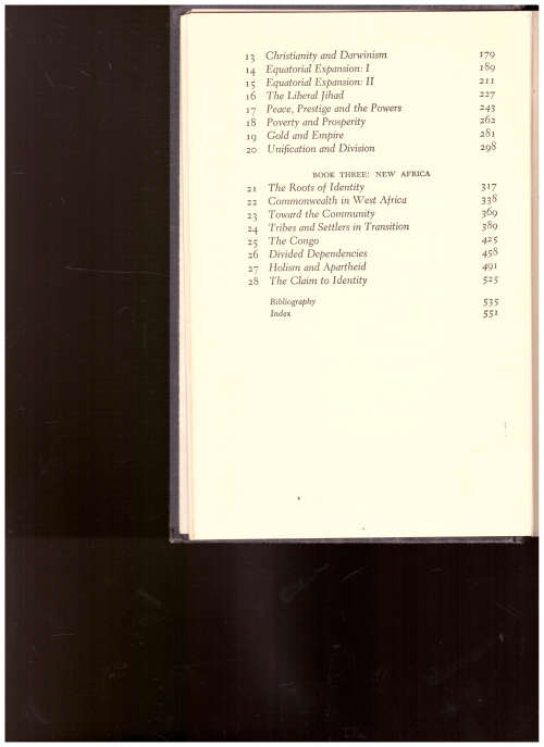 A HISTORY OF AFRICA SOUTH OF THE SAHARA by DONALD L. WIEDNER