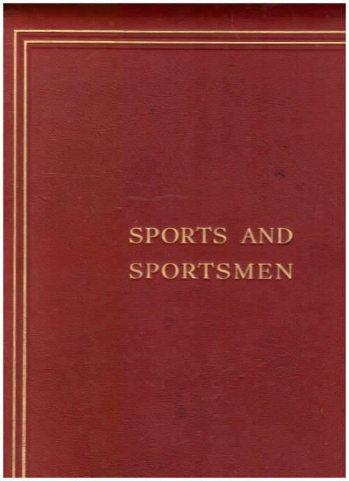 BRITISH SPORTS AND SPORTSMEN, SPORTS AND SPORTSMEN SOUTH AFRICA 2 X FULL LEATHER BOOKS LIMIT TO 500
