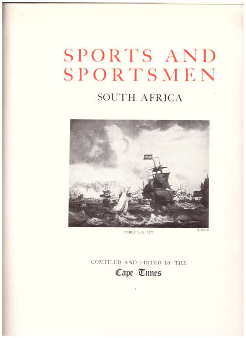 BRITISH SPORTS AND SPORTSMEN, SPORTS AND SPORTSMEN SOUTH AFRICA 2 X FULL LEATHER BOOKS LIMIT TO 500