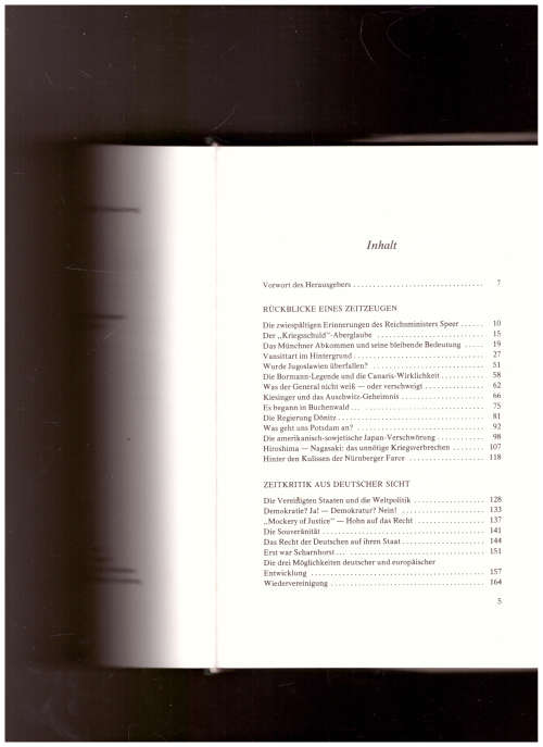 MUT ZUR WAHRHEIT, BEITRAGE ZUR GESCHICHTE UNSERER ZEIT