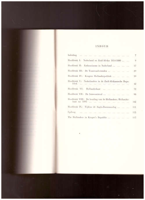 DE HOLLANDERS IN KRUGERS REPUBLIEK 1884-1899