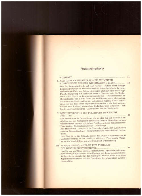 KONSTANTIN HIERL, IM DIENST FUR DEUTSCHLAND 1918-1945