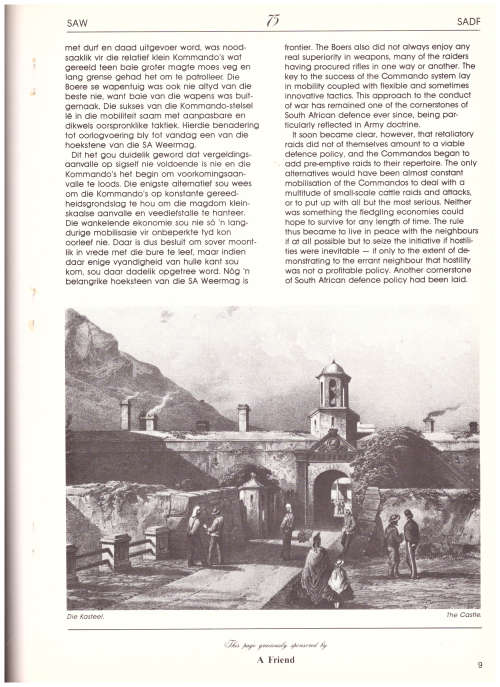 STEEDS KAMPIOENE, SUID-AFRIKAANSE WEERMAG 1912-1987
