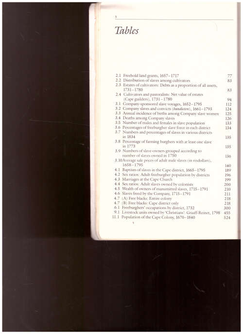 THE SHAPING OF SOUTH AFRICAN SOCIETY 1652-1840