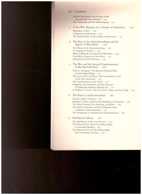 BETWEEN CROWN AND SWASTIKA: THE IMPACT OF THE RADICAL RIGHT ON THE AFRIKANER NATIONALIST MOVEMENT