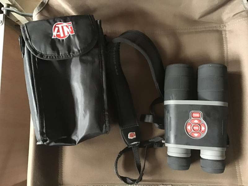 ATN NIGHT SIGHT WITH POUCH, SIMCARD, POWER CABLE