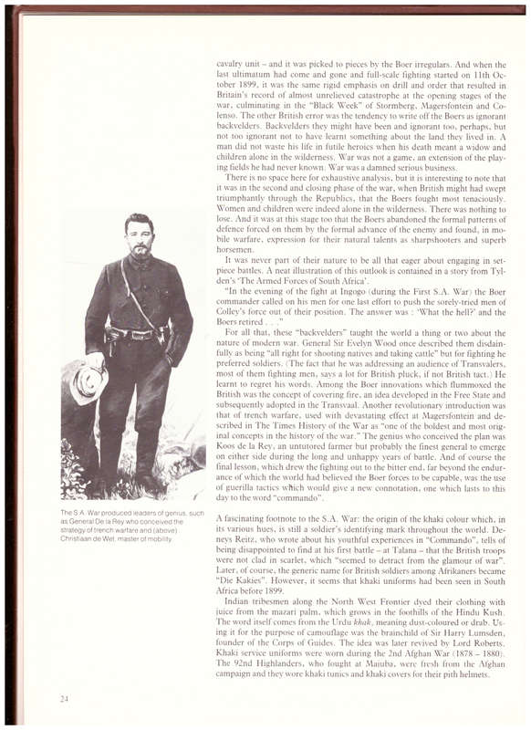 LIKE THE WIND, THE STORY OF THE SOUTH AFRICAN ARMY