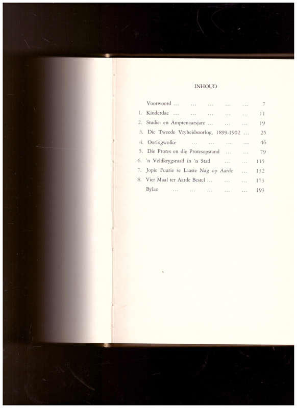 JOPIE FOURIE deur J.M. DE WET, 1 STE UITG.