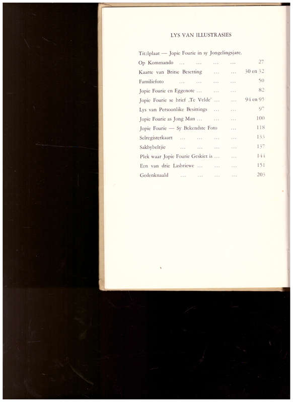 JOPIE FOURIE deur J.M. DE WET, 1 STE UITG.