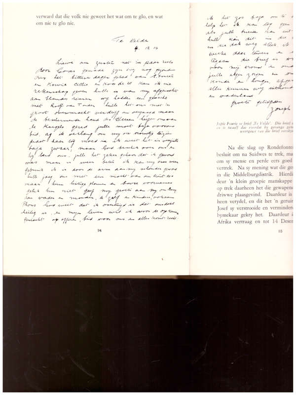 JOPIE FOURIE deur J.M. DE WET, 1 STE UITG.
