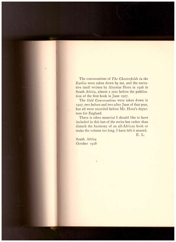 THE WATERS OF AFRICA: VOLUME 3 OF THE LIFE AND WORKS OF TRADER HORN