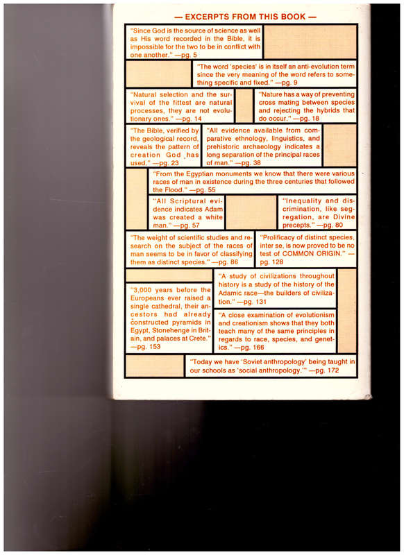 THE ORIGIN OF RACE AND CIVILIZATION: STUDY VERIFIED FROM SCIENCE, HISTORY AND HOLY SCRIPTURES