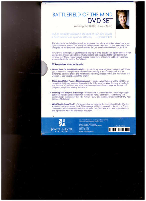 BATTLEFIELD OF THE MIND, DVD SET