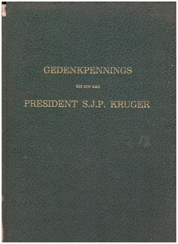 GEDENKPENNINGS TER ERE VAN PRESIDENT S.J. P. KRUGER