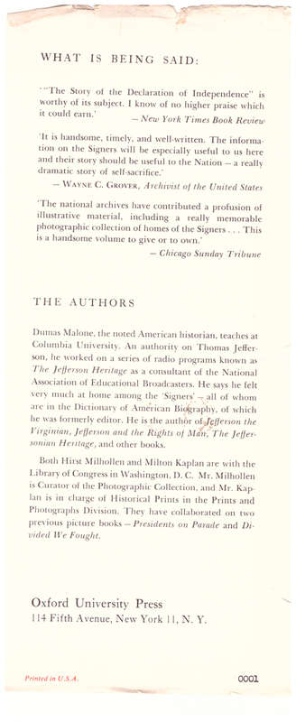 DECLARATION OF INDEPENDENCE