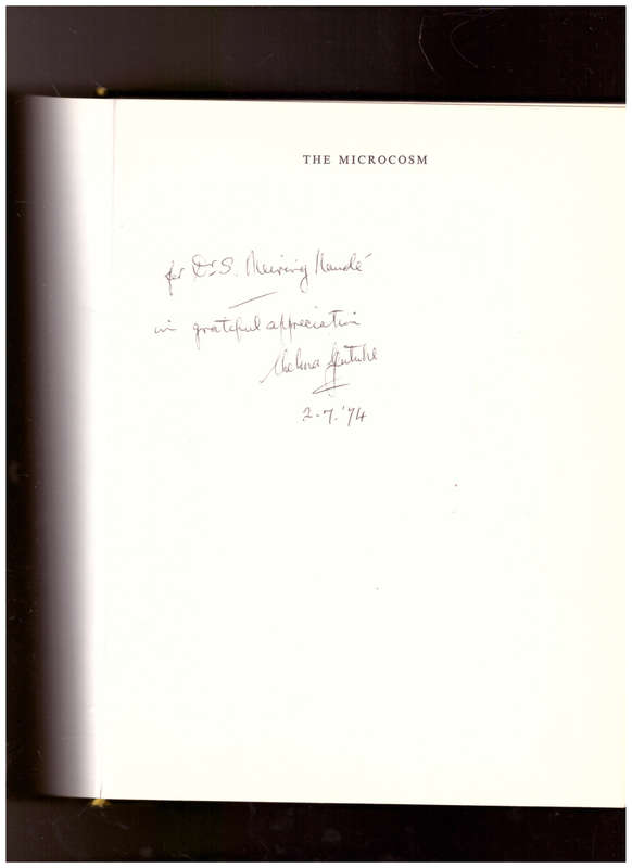 THE MICROCOSM by THELMA GUTSCHE *SIGNED AND DEDICATED*